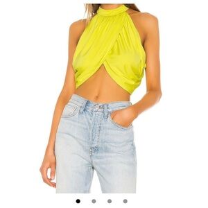 NWOT REVOLVE SUPERDOWN Emani wrap crop top